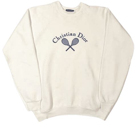 christian dior sweatshirt with tennis racket|Christian Dior atelier sweatshirt.